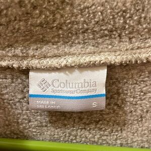 Columbia Tan Fleece Jacket